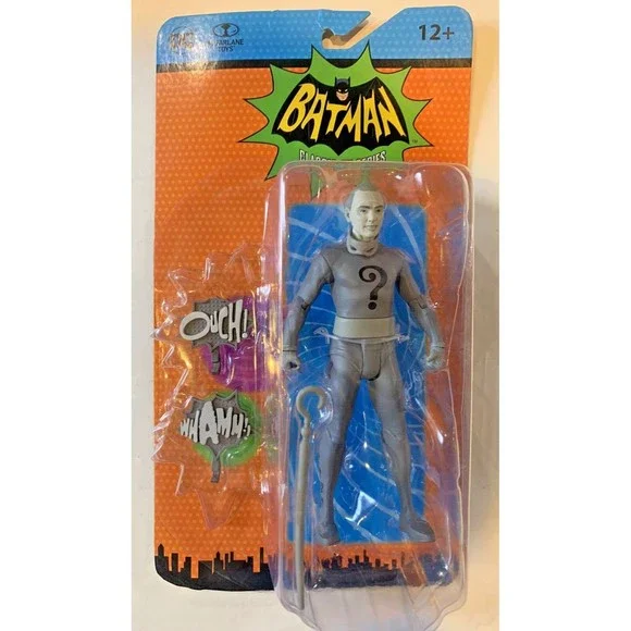Mcfarlane Batman Retro 66 Classics TV1960s Villain's Lair Joker Riddler Lot
